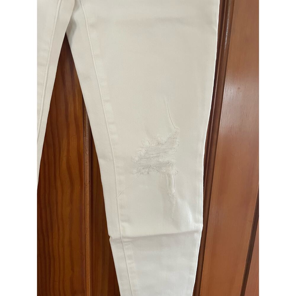 SER.O.YA Womens white Maya mid rise skinny jeans size 25 NWT - Picture 4 of 10